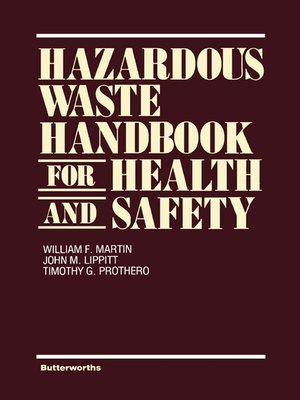 cover image of Hazardous Waste Handbook for Health and Safety